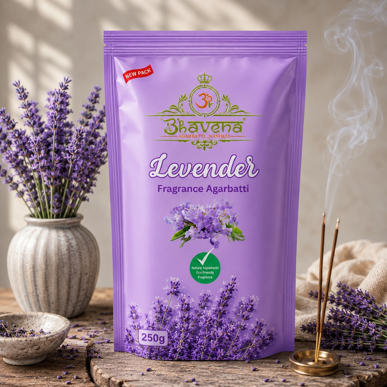 Bhavena Lavender Premium Fragrance Agarbatti